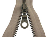 Deelbare ritsen - brons - YKK - 40/45/50/55