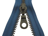 Deelbare ritsen - brons - YKK - 40/45/50/55