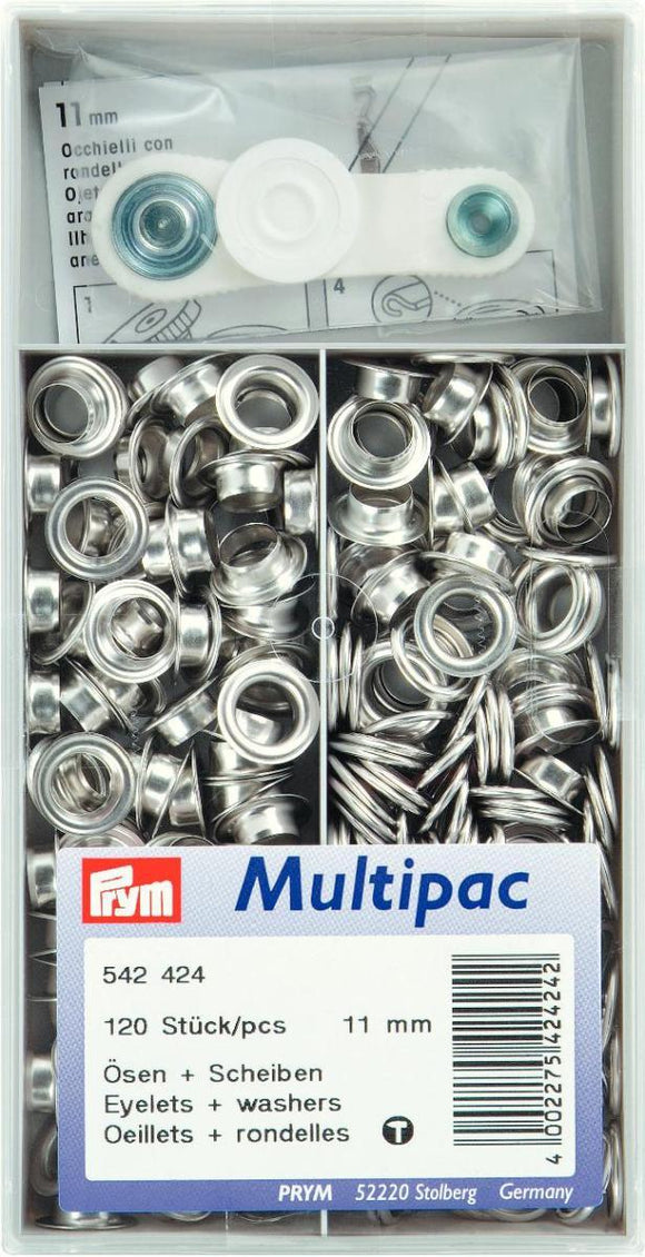 Multipac Prym Nestels - 11mm - Zilver - 542424 - Fournituren Zakelijk