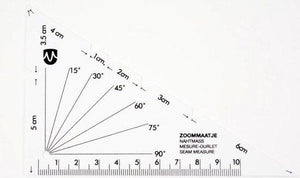 Zoommaat Driehoek - Fournituren Zakelijk